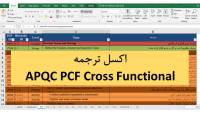 فایل اکسل ترجمه شده مرکز کیفیت و بهره وری آمریکا(APQC)